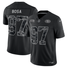 Джерси Nick Bosa San Francisco 49ers Nike 2026 Salute to Service Stitched Limited - Black
