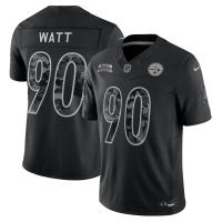 Джерси T.J. Watt Pittsburgh Steelers Nike 2026 Salute to Service Stitched Limited - Black