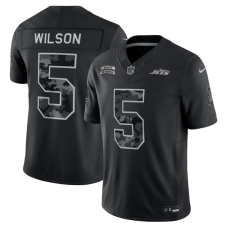 Джерси Garrett Wilson New York Jets Nike 2026 Salute to Service Stitched Limited - Black Джерси Garrett Wilson New York Jets Nike 2026 Salute to Service Stitched Limited - Black