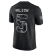 Джерси Garrett Wilson New York Jets Nike 2026 Salute to Service Stitched Limited - Black