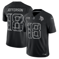 Джерси Justin Jefferson Minnesota Vikings Nike 2026 Salute to Service Stitched Limited - Black