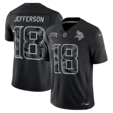 Джерси Justin Jefferson Minnesota Vikings Nike 2026 Salute to Service Stitched Limited - Black