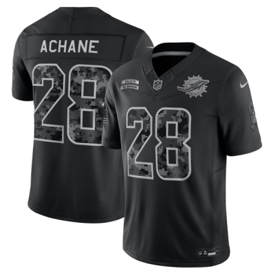 Джерси De’Von Achane Miami Dolphins Nike 2026 Salute to Service Stitched Limited - Black