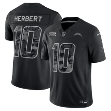Джерси Justin Herbert Los Angeles Chargers Nike 2026 Salute to Service Stitched Limited - Black