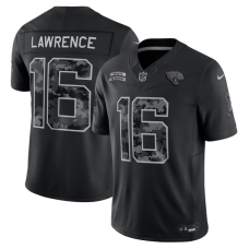 Джерси Trevor Lawrence Jacksonville Jaguars Nike 2026 Salute to Service Stitched Limited - Black