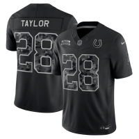 Джерси Jonathan Taylor Indianapolis Colts Nike 2026 Salute to Service Stitched Limited - Black