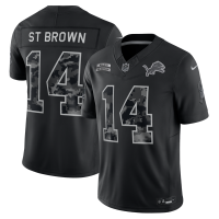 Джерси Amon-Ra St. Brown Detroit Lions Nike 2026 Salute to Service Stitched Limited - Black