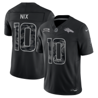 Джерси Bo Nix Denver Broncos Nike 2026 Salute to Service Stitched Limited - Black