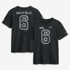 Футболка Baker Mayfield Tampa Bay Buccaneers Nike 2026 Salute to Service Name & Number - Black