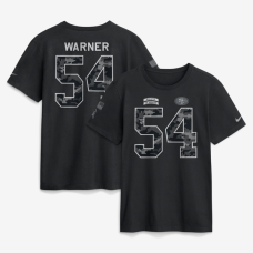 Футболка Fred Warner San Francisco 49ers Nike 2026 Salute to Service Name & Number - Black