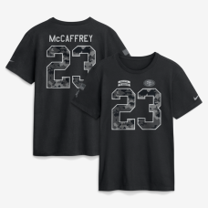 Футболка Christian McCaffrey San Francisco 49ers Nike 2026 Salute to Service Name & Number - Black