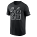 Футболка Saquon Barkley Philadelphia Eagles Nike 2026 Salute to Service Name & Number - Black