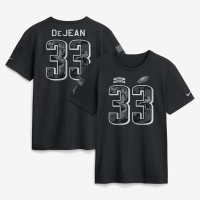 Футболка Cooper DeJean Philadelphia Eagles Nike 2026 Salute to Service Name & Number - Black