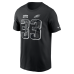Футболка Cooper DeJean Philadelphia Eagles Nike 2026 Salute to Service Name & Number - Black