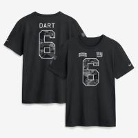 Футболка Jaxson Dart New York Giants Nike 2026 Salute to Service Name & Number - Black