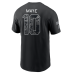Футболка Drake Maye New England Patriots Nike 2026 Salute to Service Name & Number - Black