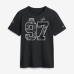 Футболка Aidan Hutchinson Detroit Lions Nike 2026 Salute to Service Name & Number - Black