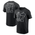 Футболка Aidan Hutchinson Detroit Lions Nike 2026 Salute to Service Name & Number - Black