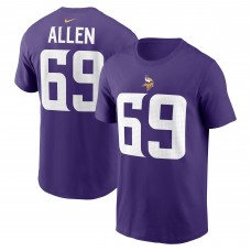 Minnesota Vikings Jared Allen Nike Purple Retired Player Name & Number T-Shirt