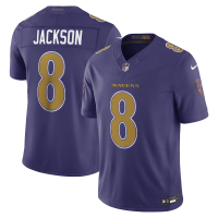 Джерси Baltimore Ravens Lamar Jackson Nike Purple Alternate Vapor F.U.S.E. Stitched Limited