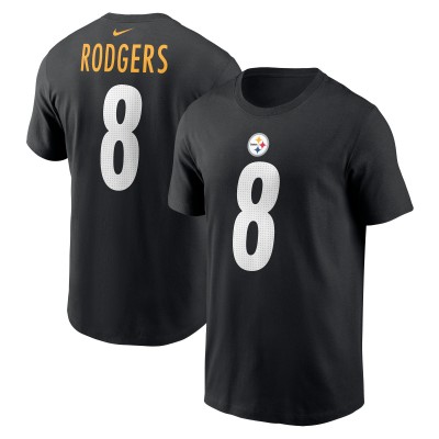 Футболка Pittsburgh Steelers Aaron Rodgers Nike Black