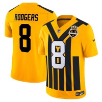 Джерси Pittsburgh Steelers Aaron Rodgers Nike Gold Alternate Vapor F.U.S.E. Limited