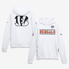 Толстовка Cincinnati Bengals Nike White Standard Issue Replay Officials Alternate Dri-FIT