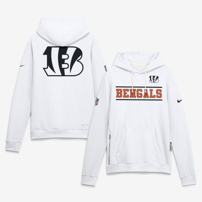 Толстовка Cincinnati Bengals Nike White Standard Issue Replay Officials Alternate Dri-FIT