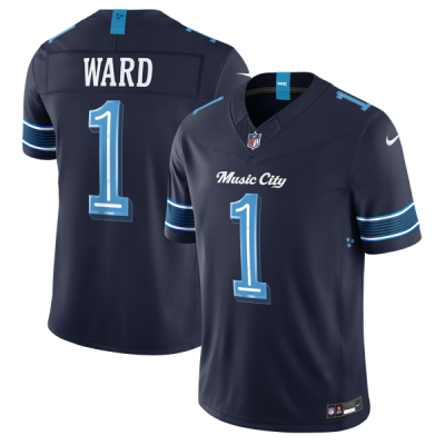Джерси Cameron Ward Tennessee Titans Nike 2026 Rivalries Collection Stitched Limited - Navy