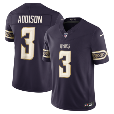 Джерси Jordan Addison Minnesota Vikings Nike 2026 Rivalries Collection Stitched Limited - Purple
