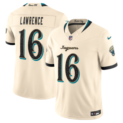 Джерси Trevor Lawrence Jacksonville Jaguars Nike 2026 Rivalries Collection Stitched Limited - Natural