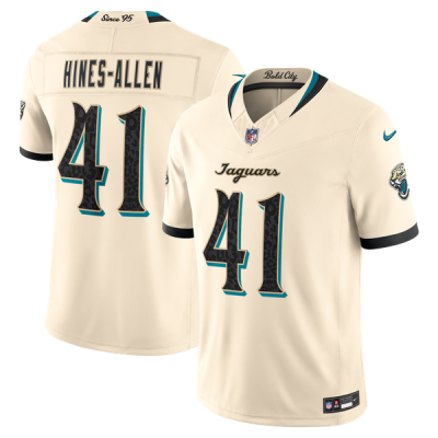 Джерси Josh Hines-Allen Jacksonville Jaguars Nike 2026 Rivalries Collection Stitched Limited - Natural