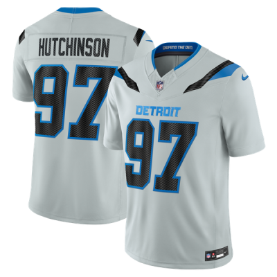 Джерси Aidan Hutchinson Detroit Lions Nike 2026 Rivalries Collection Stitched Limited - Silver