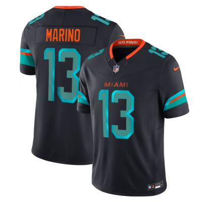 Джерси Dan Marino Miami Dolphins Nike Rivalries Collection Stitched Limited - Navy