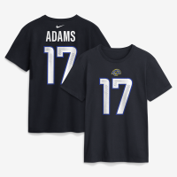 Футболка Davante Adams Los Angeles Rams Nike Rivalries Collection Name & Number - Midnight Blue
