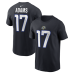 Футболка Davante Adams Los Angeles Rams Nike Rivalries Collection Name & Number - Midnight Blue