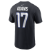Футболка Davante Adams Los Angeles Rams Nike Rivalries Collection Name & Number - Midnight Blue