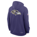 Толстовка Baltimore Ravens Nike Purple Standard Issue Replay Officials Alternate Dri-FIT