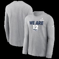 Seattle Seahawks Nike Heather Gray Super Bowl LX Fast As Fast Gets Long Sleeve T-Shirt