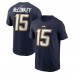 Los Angeles Chargers Ladd McConkey Nike Navy Alternate Super Chargers Name & Number T-Shirt