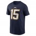 Los Angeles Chargers Ladd McConkey Nike Navy Alternate Super Chargers Name & Number T-Shirt