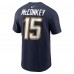 Los Angeles Chargers Ladd McConkey Nike Navy Alternate Super Chargers Name & Number T-Shirt