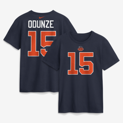 Футболка Rome Odunze Chicago Bears Nike 2026 Rivalries Collection Name & Number - Navy