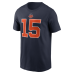 Футболка Rome Odunze Chicago Bears Nike 2026 Rivalries Collection Name & Number - Navy
