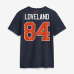 Футболка Colston Loveland Chicago Bears Nike 2026 Rivalries Collection Name & Number - Navy