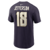 Футболка Justin Jefferson Minnesota Vikings Nike 2026 Rivalries Collection Name & Number - Purple