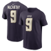 Футболка J.J. McCarthy Minnesota Vikings Nike 2026 Rivalries Collection Name & Number - Purple