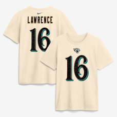 Футболка Trevor Lawrence Jacksonville Jaguars Nike 2026 Rivalries Collection Name & Number - Natural Футболка Trevor Lawrence Jacksonville Jaguars Nike 2026 Rivalries Collection Name & Number - Natural