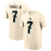Футболка Brian Thomas Jr. Jacksonville Jaguars Nike 2026 Rivalries Collection Name & Number - Natural