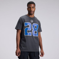 Футболка Jonathan Taylor Indianapolis Colts Nike 2026 Rivalries Collection Name & Number - Anthracite